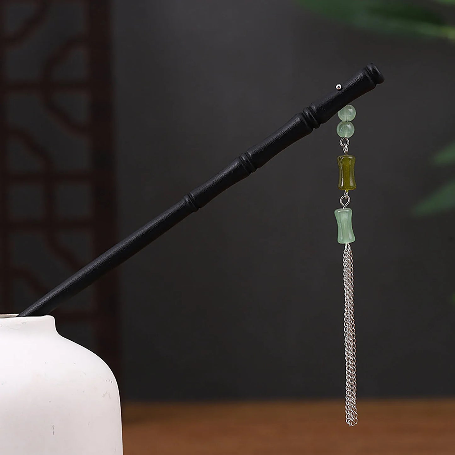 Chinese Style Hair Stick Hairpin Handmade Wood Headpiece Updo Hair Styling Tool for Women Girls Party Head Decor Peaceful Pleasures Health and Wellness 5