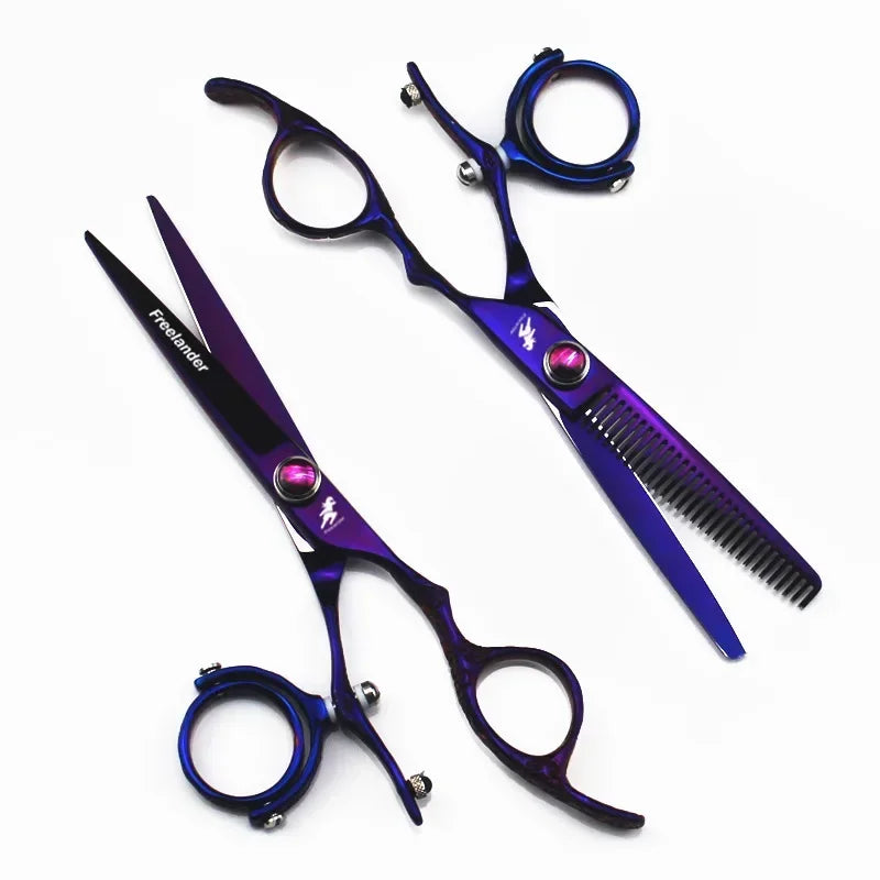 720 degree rotating thumb shears, swivel thumb hair cutting shears, flying shears, 6.0" hairdressing scissors Peaceful Pleasures Health and Wellness
