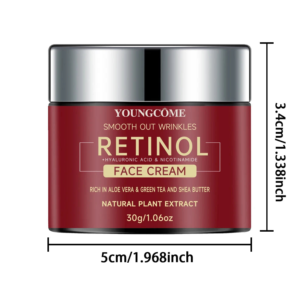 Retinol Lifting Firming Cream Repairing Moisturizing Nourishing Cream Brightening Skin Facial Cream Anti-Aging Face Skin Care Peaceful Pleasures Health and Wellness 30G