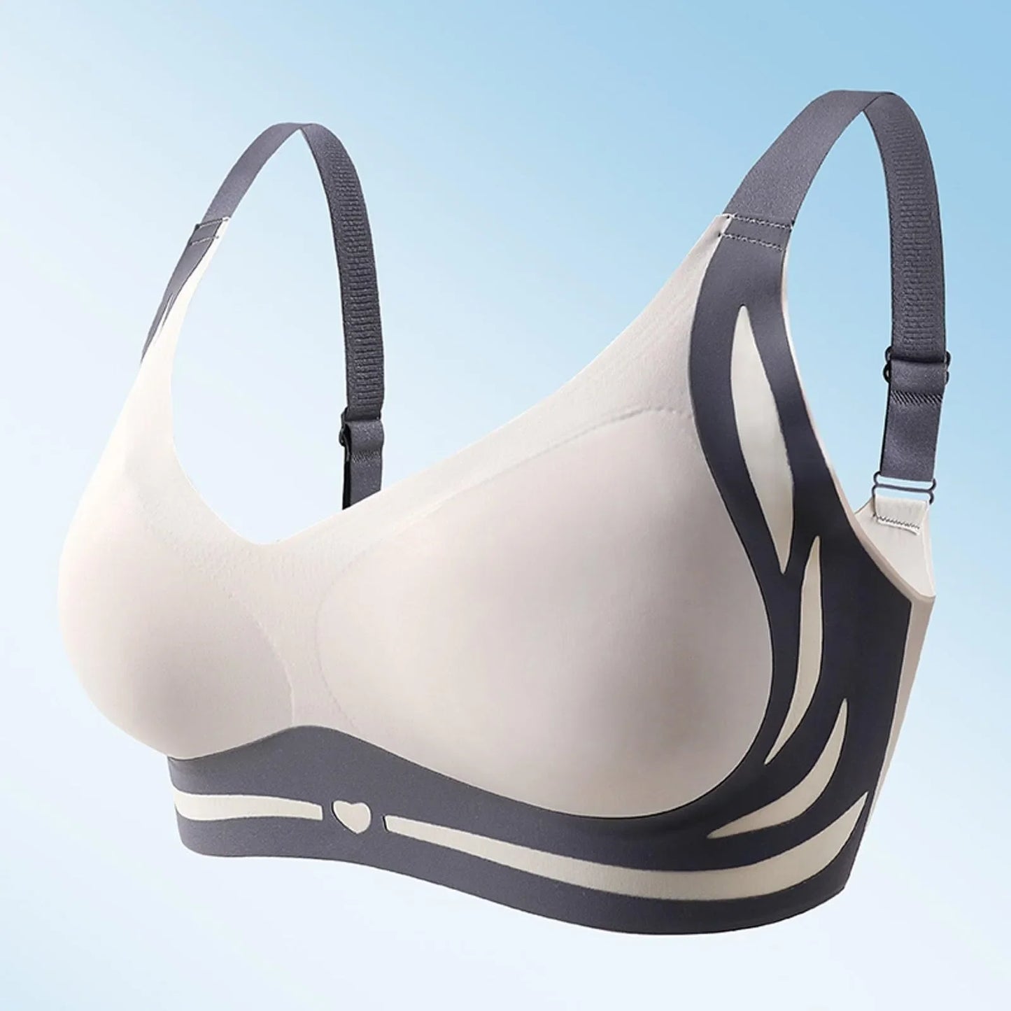 Women's Wireless Push-Up Bra | Seamless V-Neck Wire-Free
