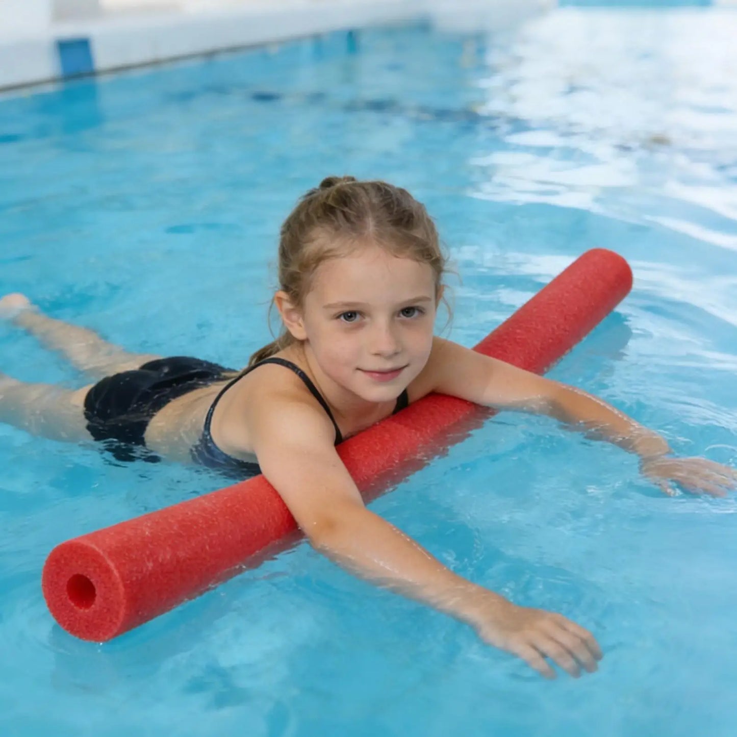 Pool Noodle Swim Noodles Flexible Foam Tube Bright Color Hollow Foam Pool Accessories Swimming Pool Game Stick Peaceful Pleasures Health and Wellness