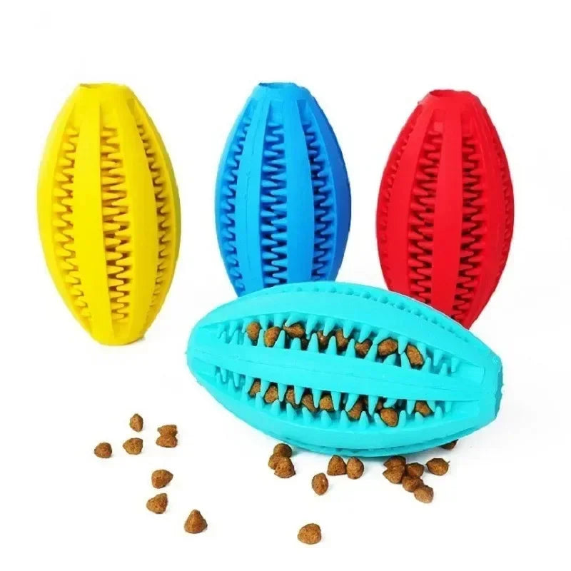 Dog Accessories Pets Products. Pet Dog Chew Toy Natural Rubber Teeth Cleaning Snack Ball Super Hard Toys for Dogs Supplies Home Peaceful Pleasures Health and Wellness