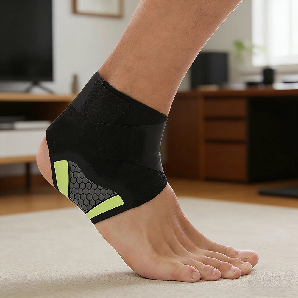 Ankle Support Brace,Thin Breathable Sports Ankle Protector,Outdoor Cycling, Mountain Climbing, Anti Sprain, Protective Gear Peaceful Pleasures Health and Wellness