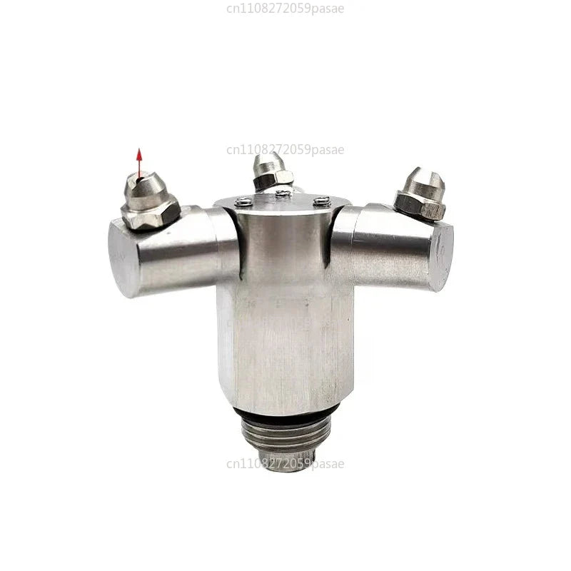 SS304 360° Rotary High-Pressure Car Wash & Industrial Nozzle