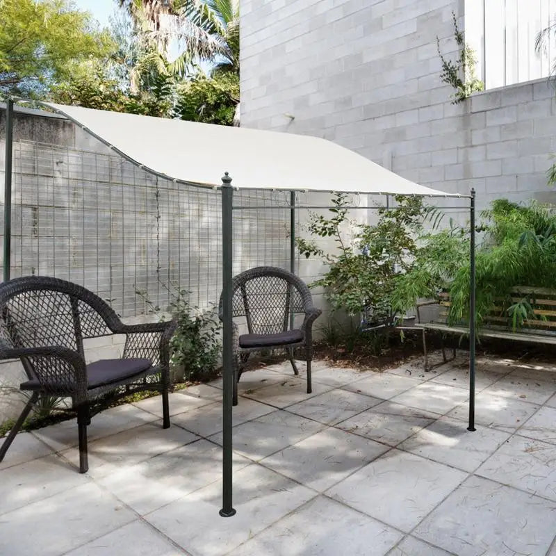 3x2.6m 300D Random Color Outdoor Sun Shade Sail Canopy Waterproof Patio Cover UV-Blocking Camping Tarp Patio Covering Peaceful Pleasures Health and Wellness