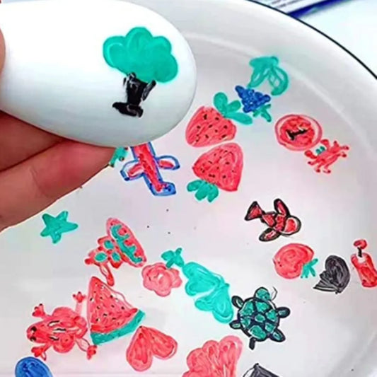 12 Colors Doodle Water Floating Pens Magical Water Painting Whiteboard Pens Markers Erasing Pens Doodle Drawing Pens Peaceful Pleasures Health and Wellness Default Title