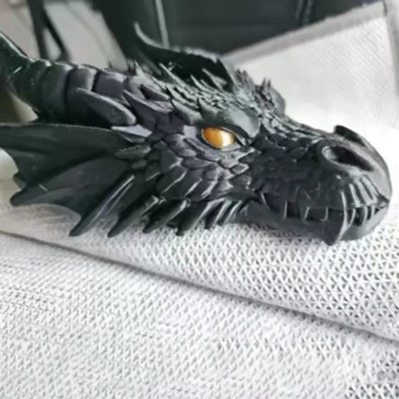 Gothic Dragon Head Jewelry Tray | Dark Decor Trinket Dish
