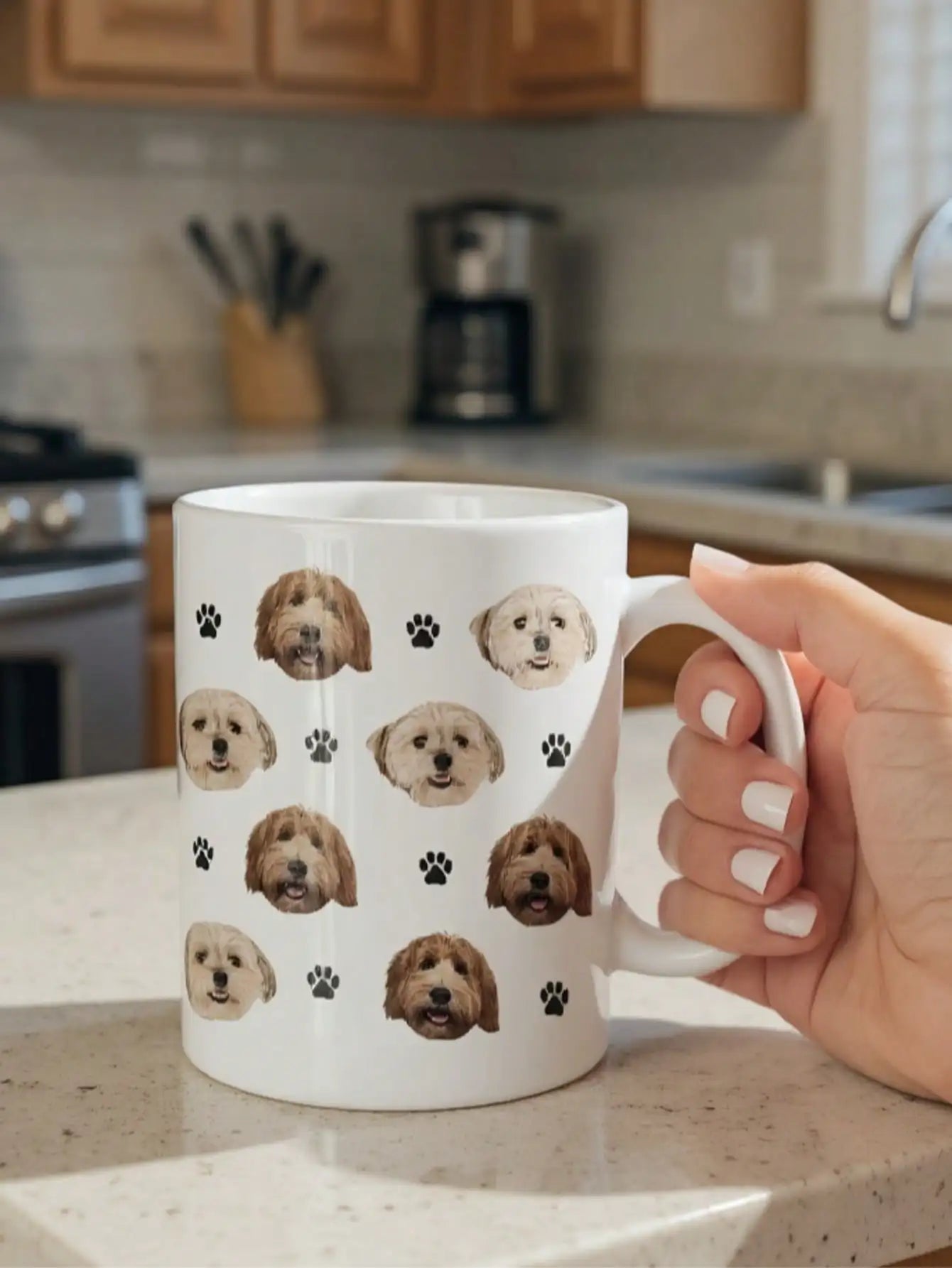 Custom Face Mug Custom Two Face Mug Personalized Photo Anniversary Mug Graduation Gift Birthday Gift Holiday Gift Peaceful Pleasures Health and Wellness