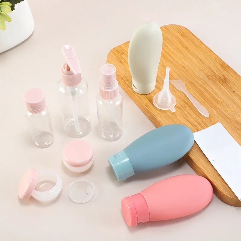11-Piece Refillable Travel Bottles Set – TSA-Approved Mini Containers