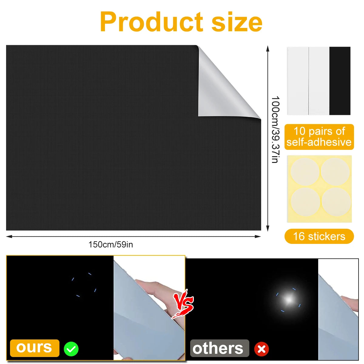Portable Blackout Curtains – DIY Cuttable Waterproof Window Shades