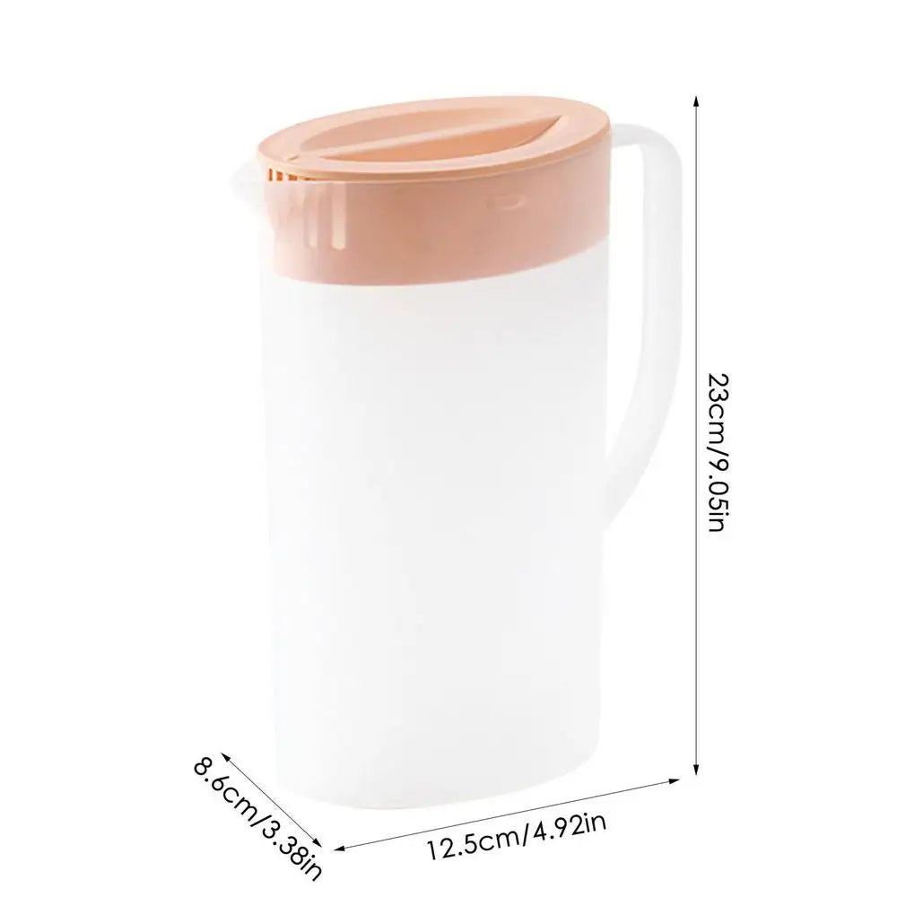 Large Water Pitcher with Lid & Handle – 1.5L & 2L Juice Jug
