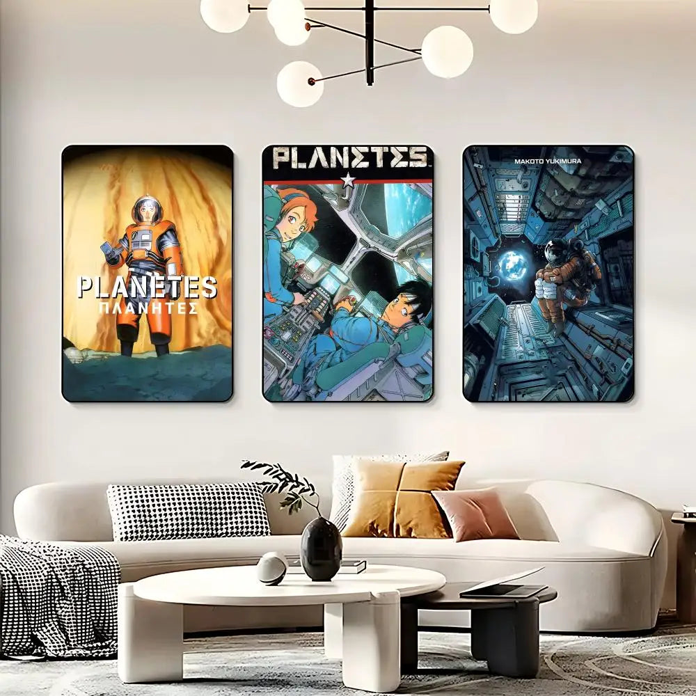 Anime Planetes HD Self-Adhesive Waterproof Wall Poster Anime Wall Poster Peaceful Pleasures Health and Wellness