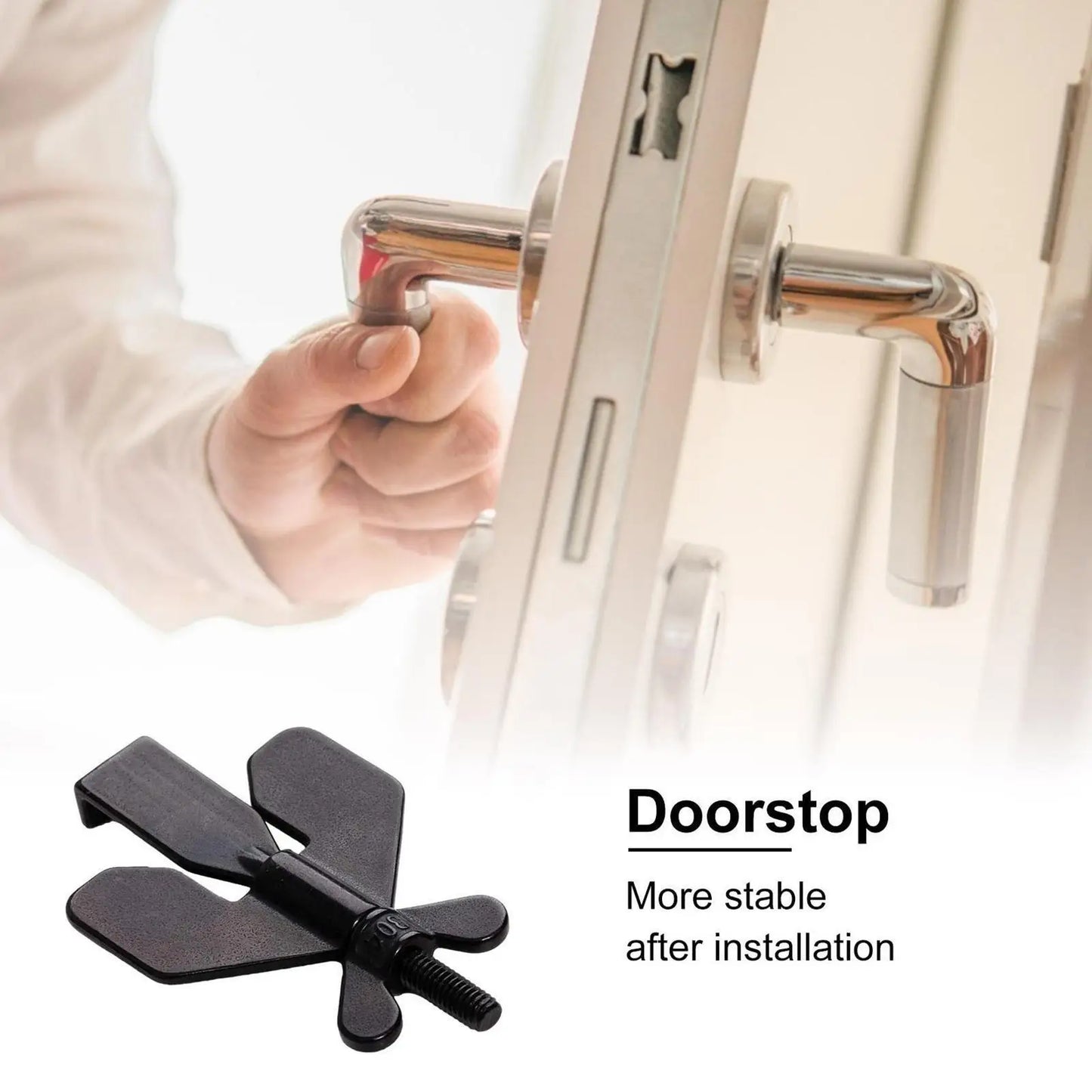 Portable Travel Door Lock – Stainless Steel Security Stopper