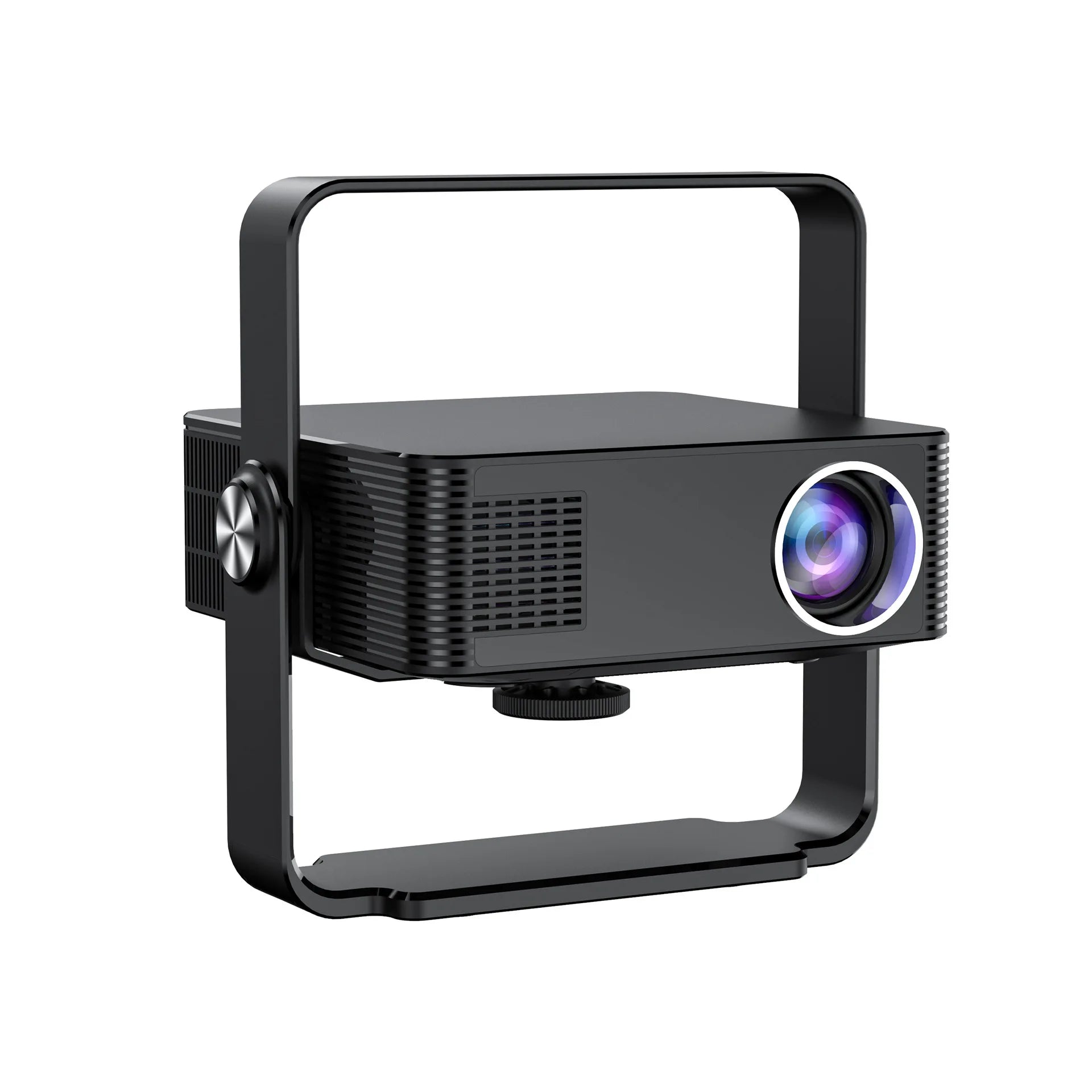 HM102 160ANSI Android 13 Smart Projector Auto Focus Native 1080P 4K Decode WiFi6 BT5.0 Portable Home Cinema Peaceful Pleasures Health and Wellness HM102-Black-EU