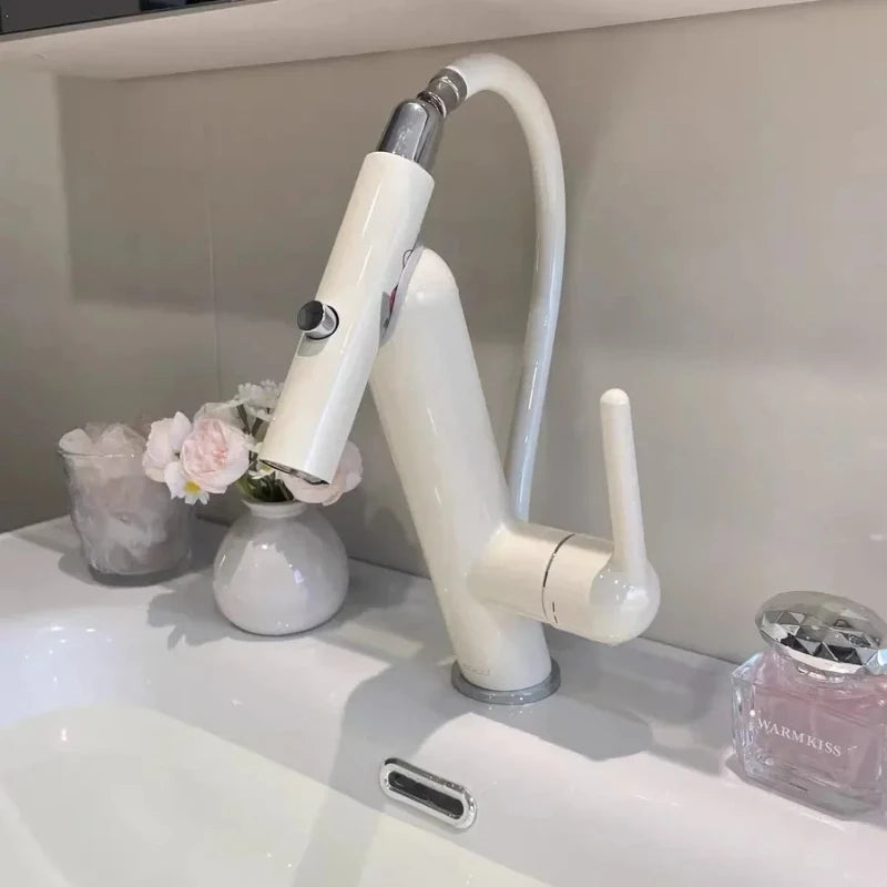 Magnetic Pull-Down Swivel Kitchen & Bathroom Faucet | Dual Mode