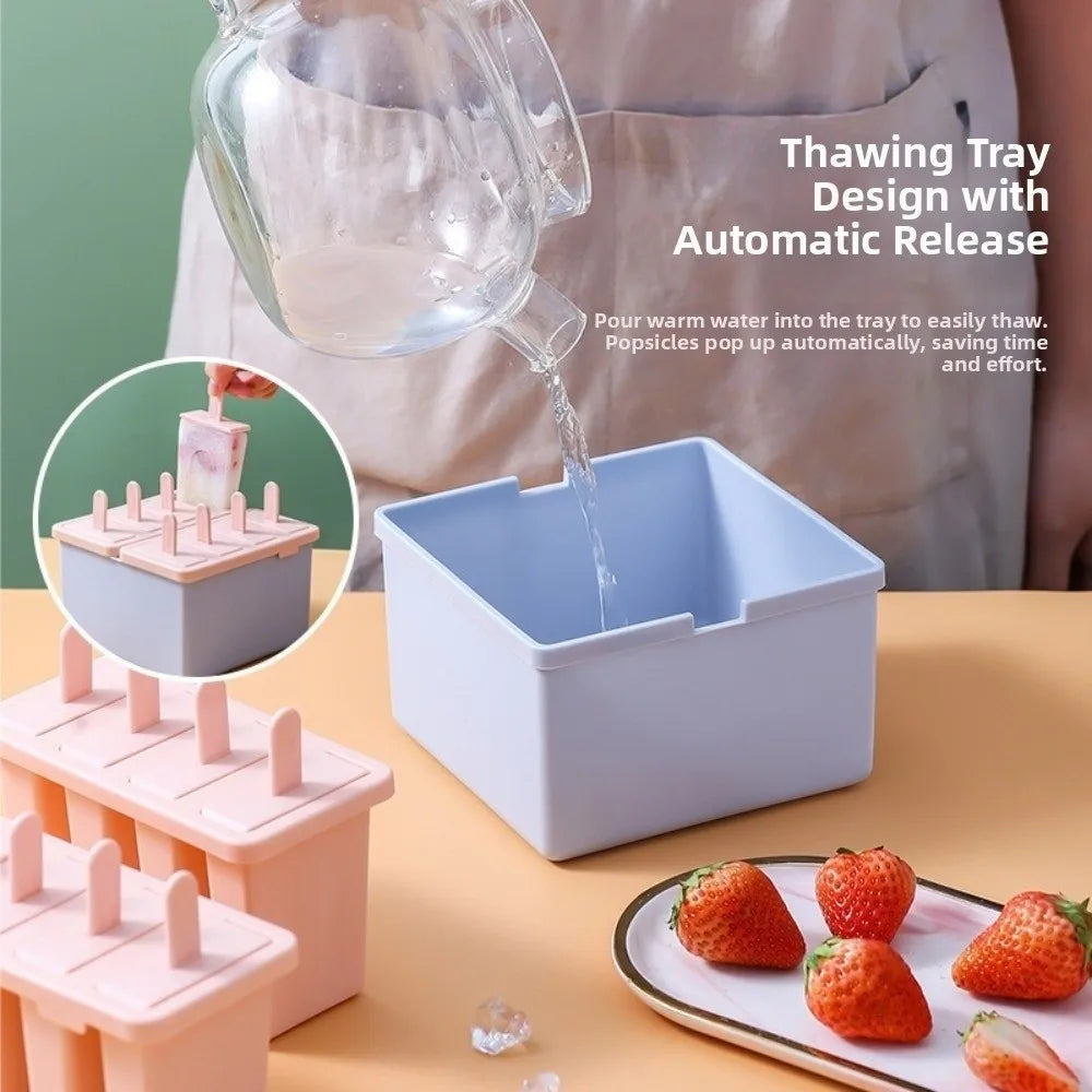 Reusable DIY Popsicle Mold – Easy Release Ice Cream Maker