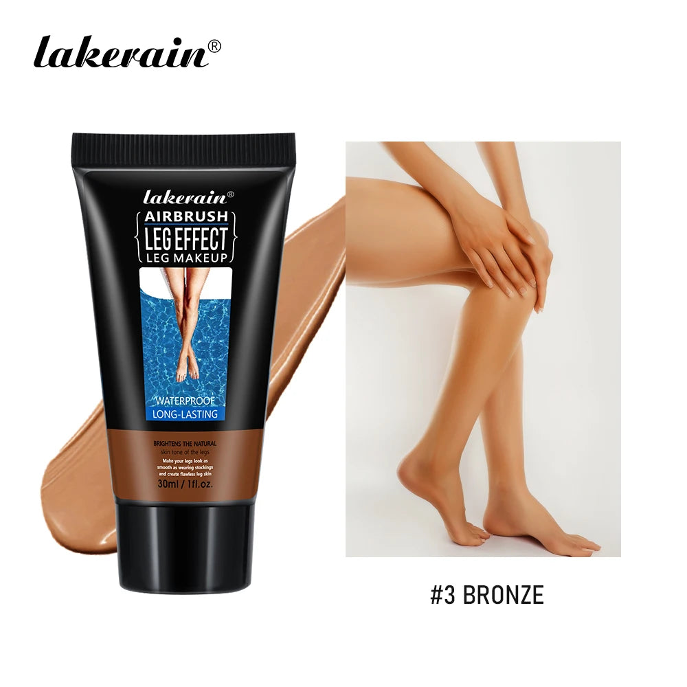100ml Leg Makeup Long-lasting Waterproof And Anti-Transfer Concealer Even Skin Tone Wheat Tan Brown Liquid Foundation Peaceful Pleasures Health and Wellness 30ml NO.3