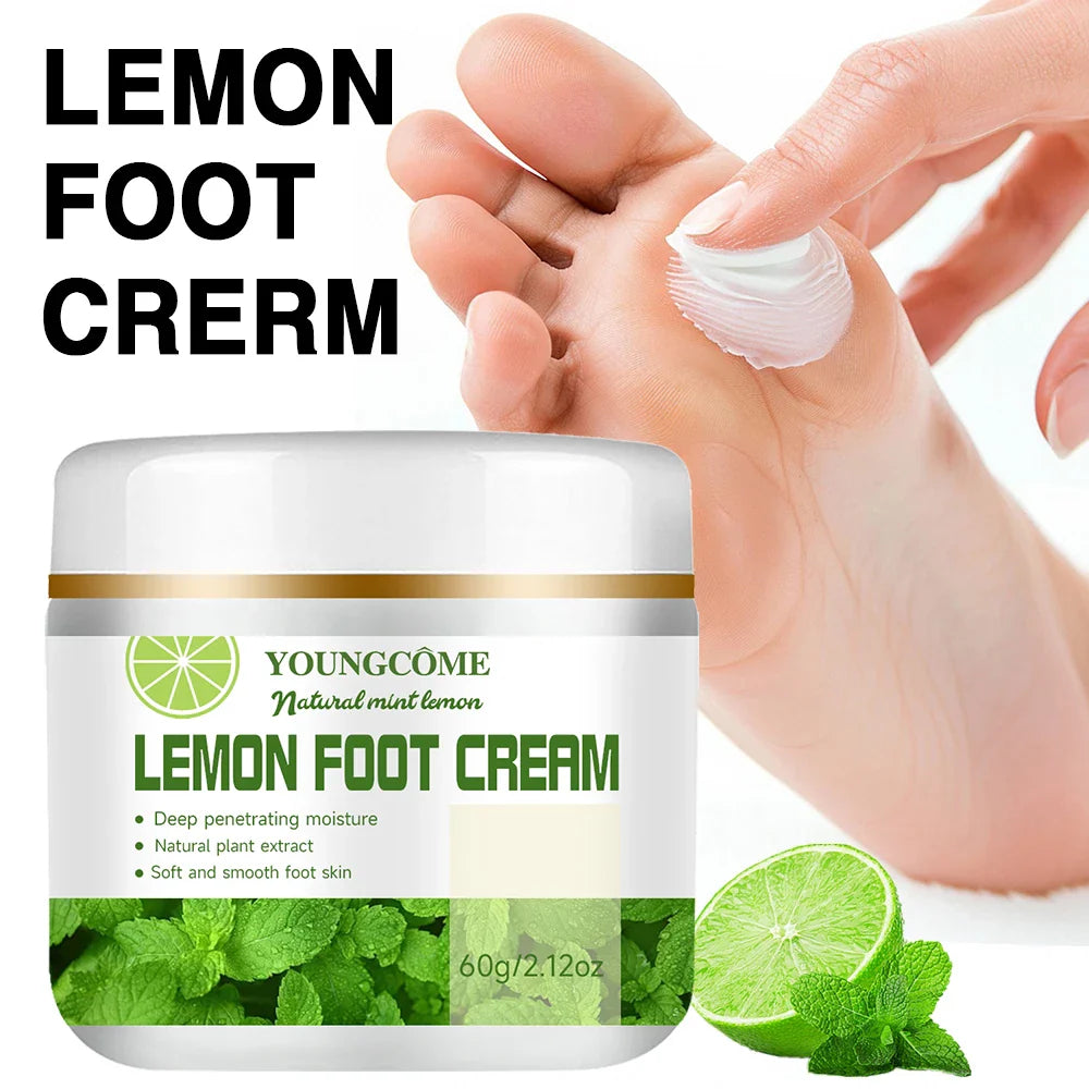 YOUNGCOME Lemon Foot Cream – Heel Repair & Moisturizer 60g