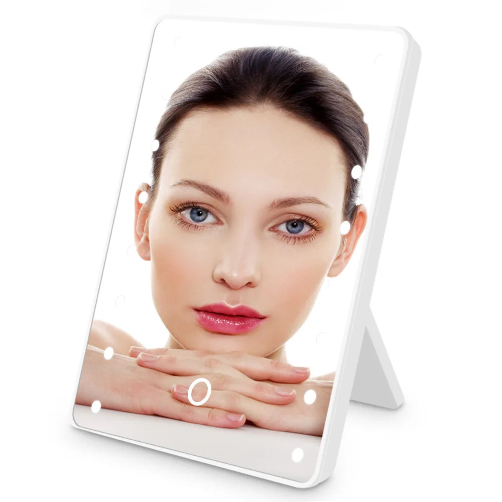 16 LED Touch Dimmer Illuminated Vanity Makeup Mirror