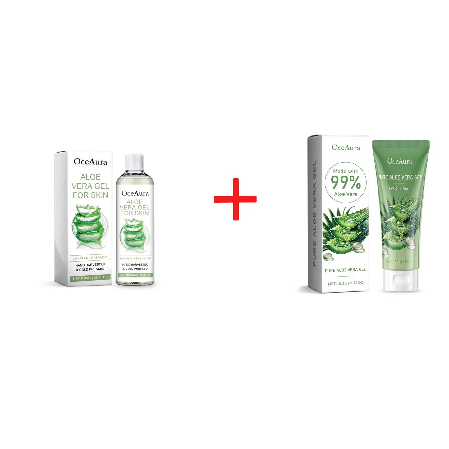 OceAura Aloe Vera Gel – Pore Shrinking, Oil Control & Acne Care
