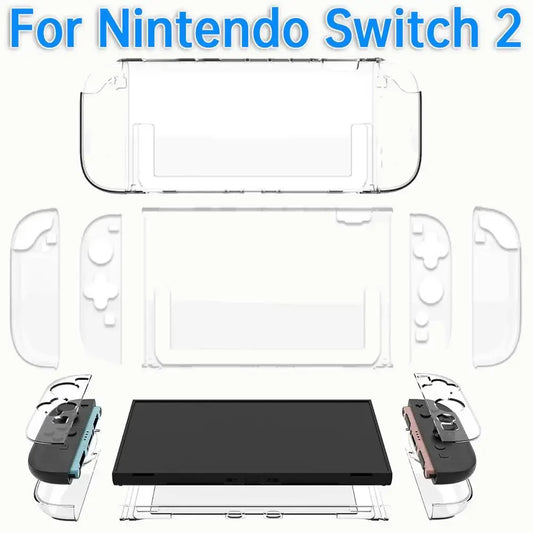 Clear PC Protective Case for Nintendo Switch 2 – Shockproof Peaceful Pleasures Health and Wellness
