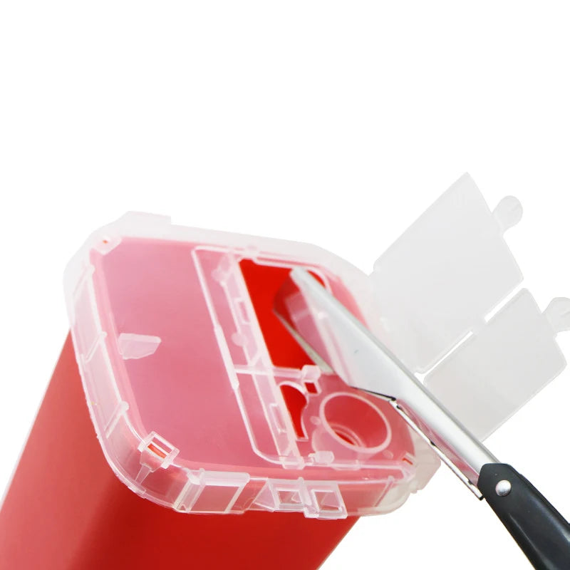 Salon Blade Recycling Bin Waste Razors Blade Storage Case Recycling Disposable Blade Storage Box Barber Shop Tools Accessories ﻿ Peaceful Pleasures Health and Wellness