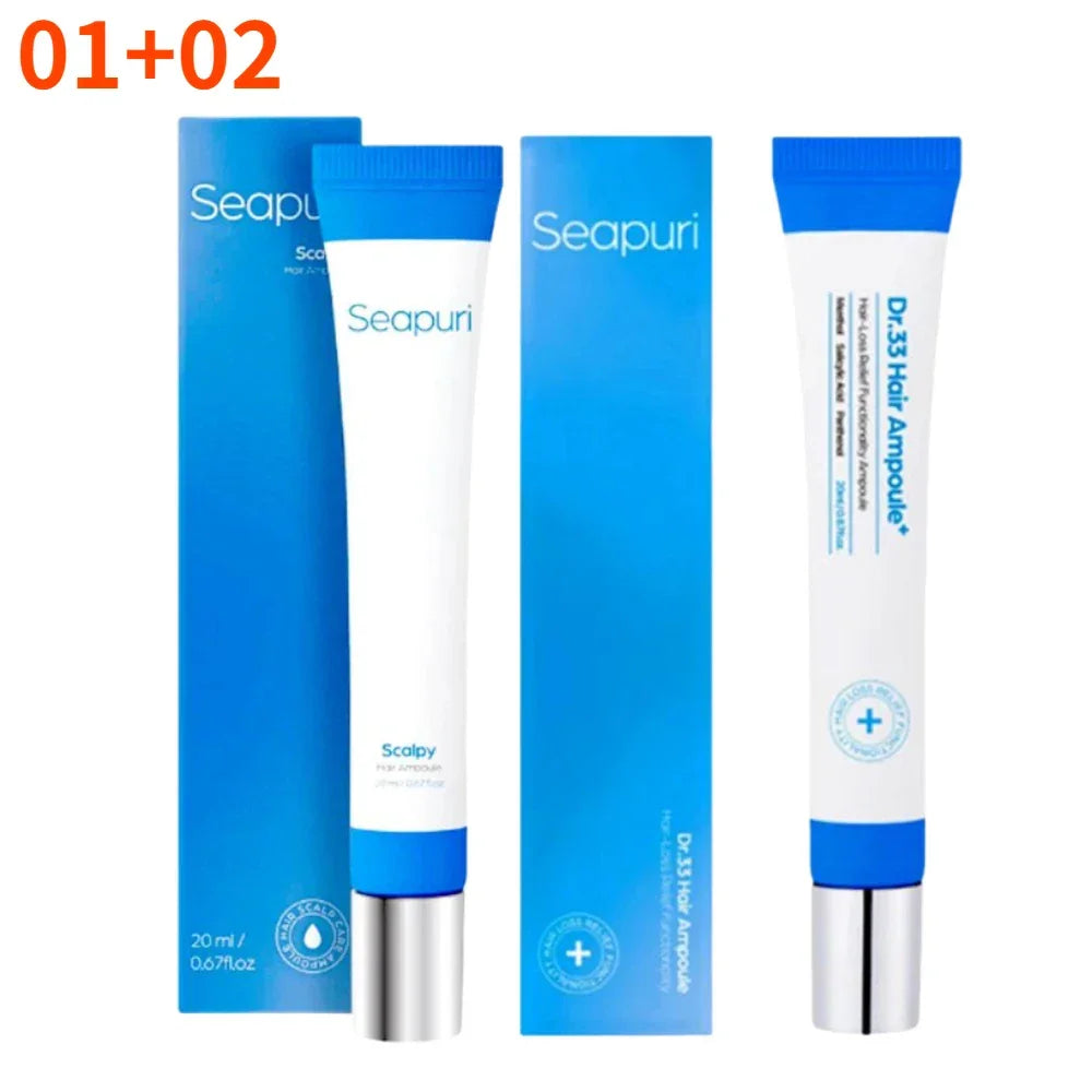 Seapuri Scalphy Hair Essence Rollerball Nourishing Anti-Frizz Hair Serum Refreshing Strengthening Hair Essence Scalp Treatment Peaceful Pleasures Health and Wellness 01 02
