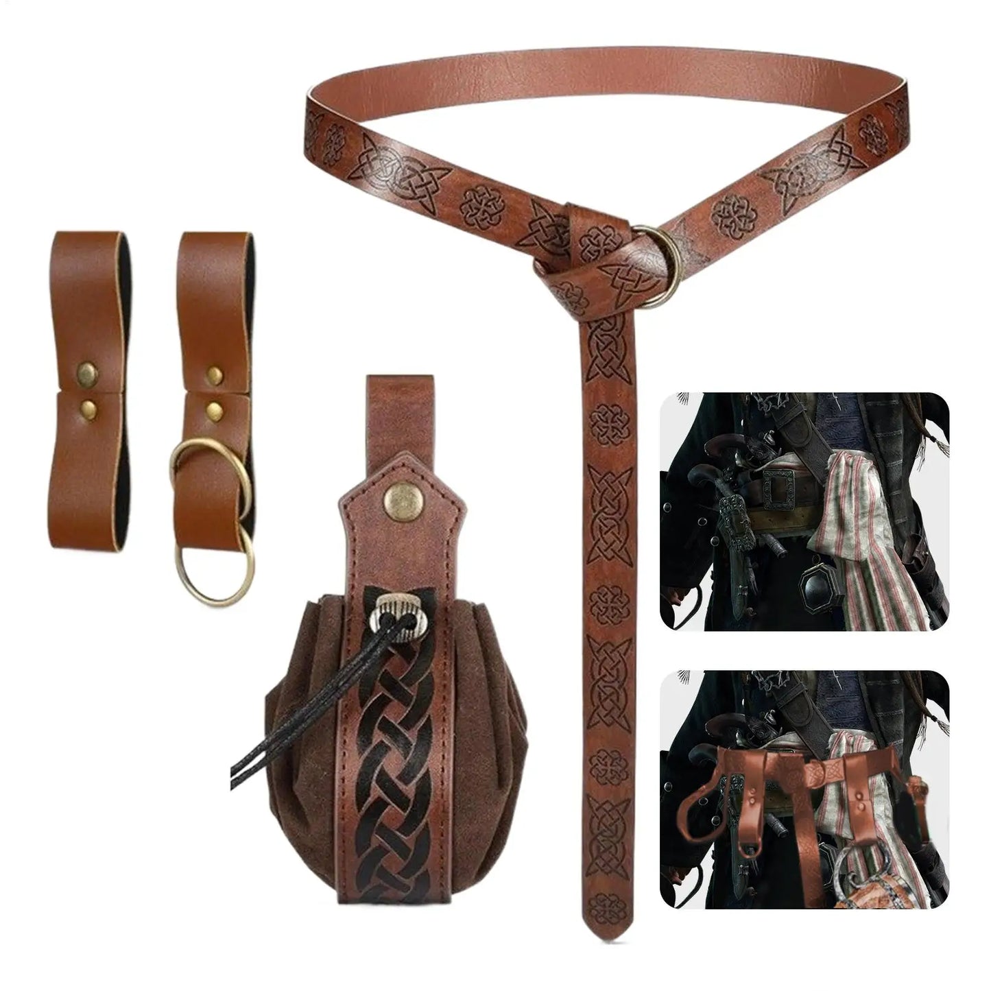 Renaissance Belt Accessories Renaissance Belt Bag Cosplay Accessories Cosplay Purse Outfit Supplies for Women Adults Convention Peaceful Pleasures Health and Wellness