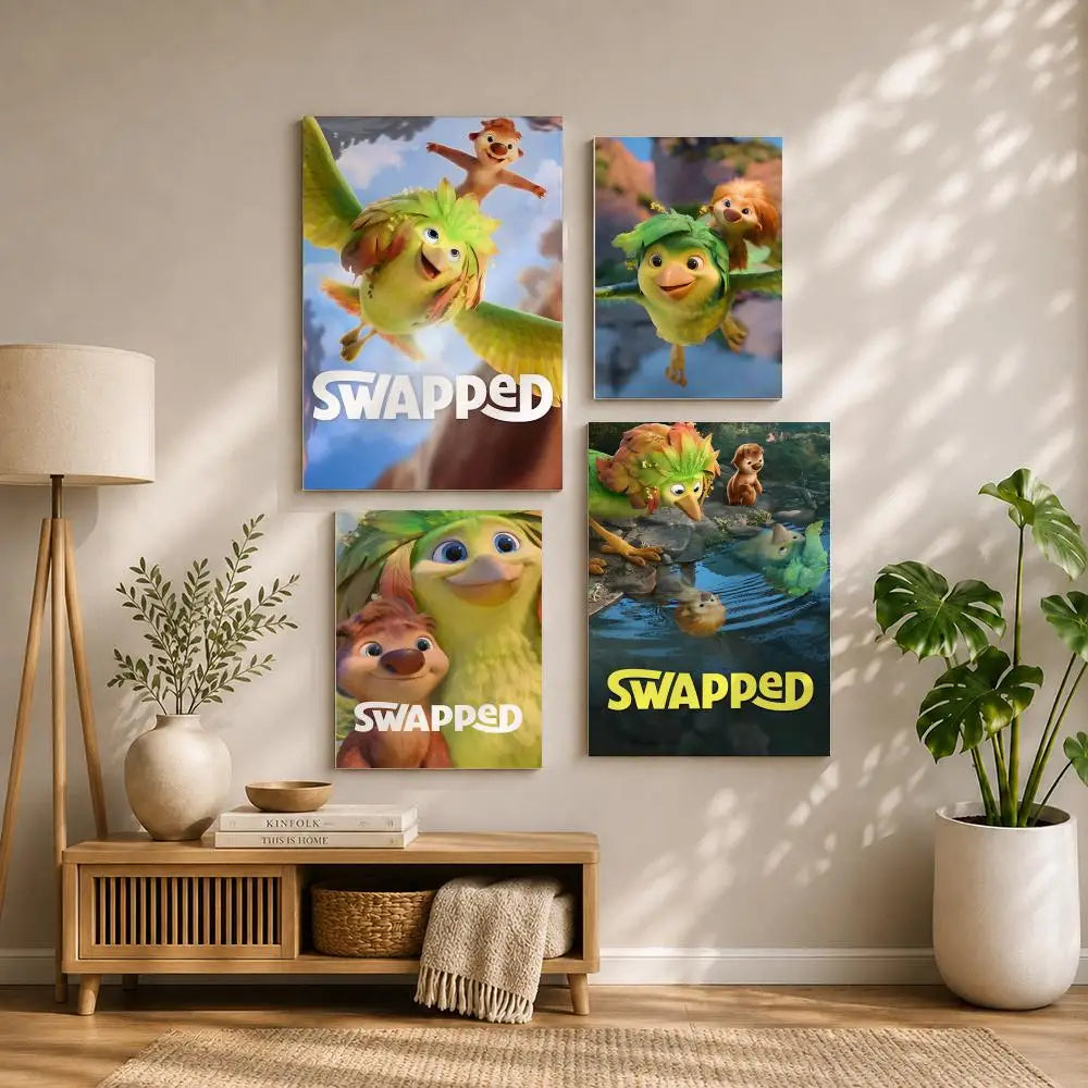 Movie-Swapped HD Self-Adhesive Waterproof Wall Art Poster Wall Art Poster Peaceful Pleasures Health and Wellness