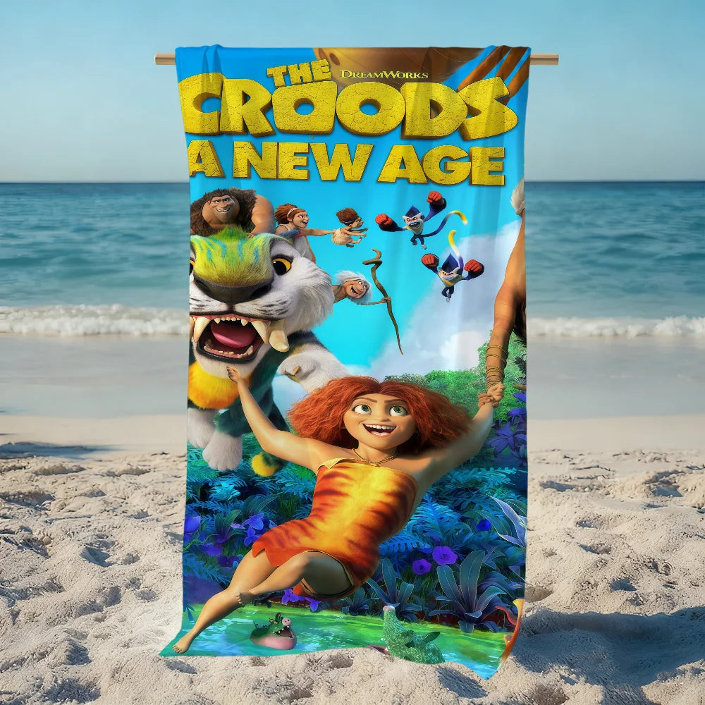 The Croods 2 Quick-Dry Beach Towel | Soft Pool & Travel Towel