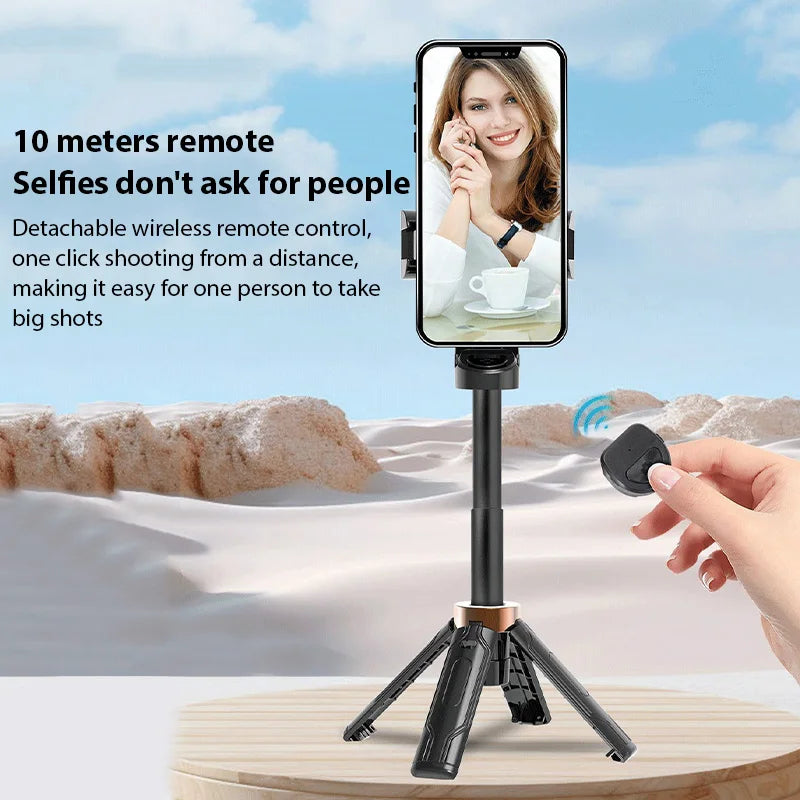 Universal Portable Selfie Stick Tripod Foldable Mini Selfie Stick Phone Tripod Stand With Detachable Wireless Remote Controller Peaceful Pleasures Health and Wellness