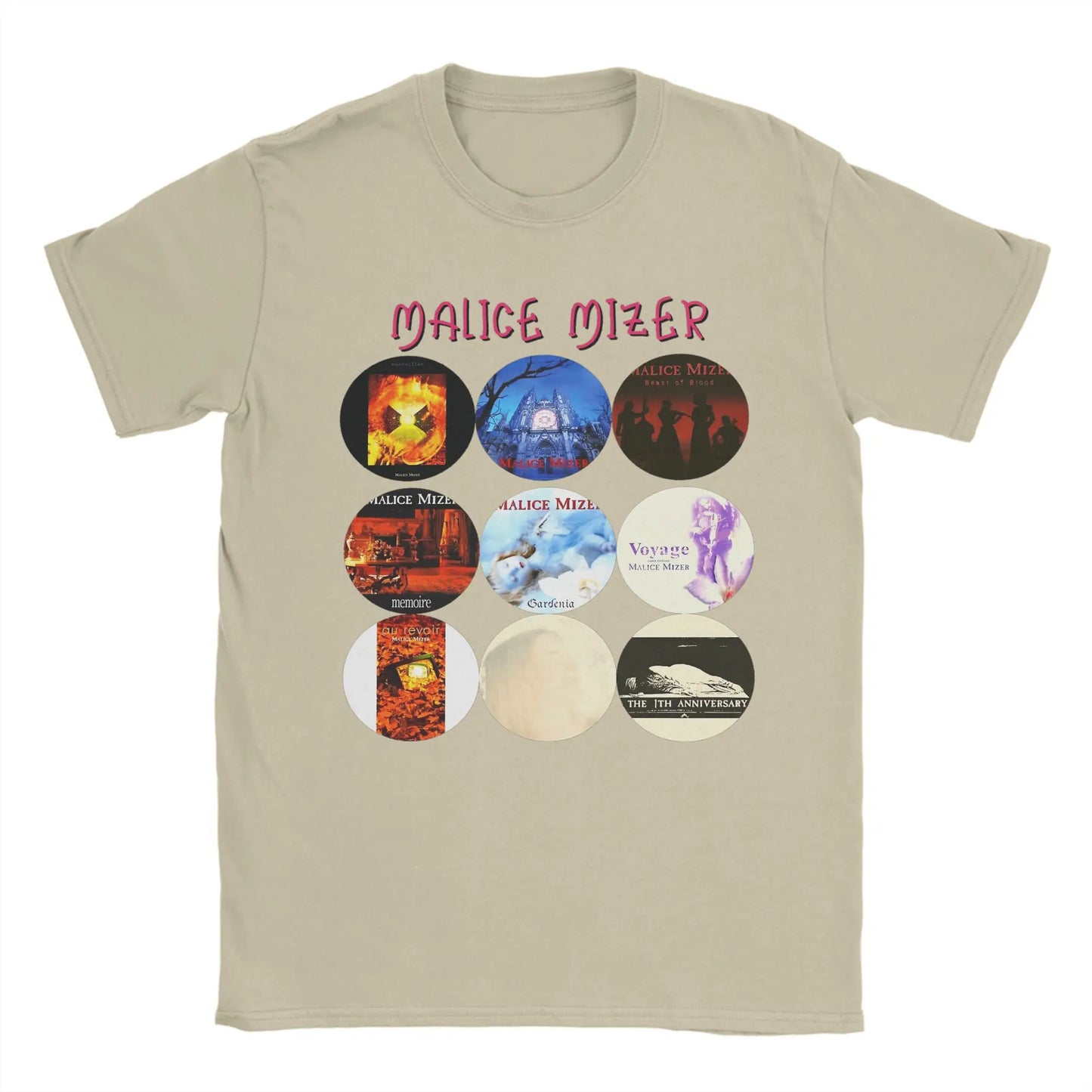 Malice Mizer Harajuku Oversized T-Shirt | Y2K Cotton Graphic Tee Graphic T-Shirt Peaceful Pleasures Health and Wellness