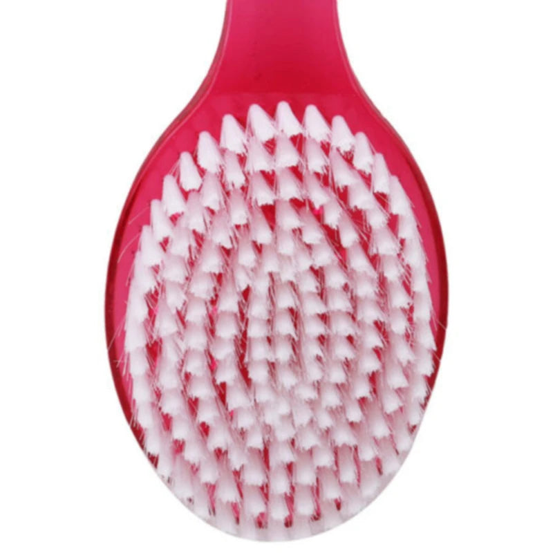Long Handle Back Scrubber Brush Exfoliating Massaging Shower Brush for Bath Durable Body Scrubber with Soft Bristles Peaceful Pleasures Health and Wellness