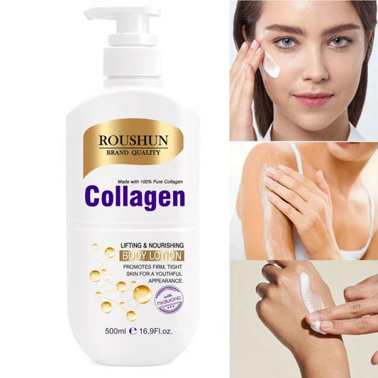 ROUSHUN 500ml Collagen Body Lotion – Hydrating & Non-Greasy Body Lotion Oasis Select