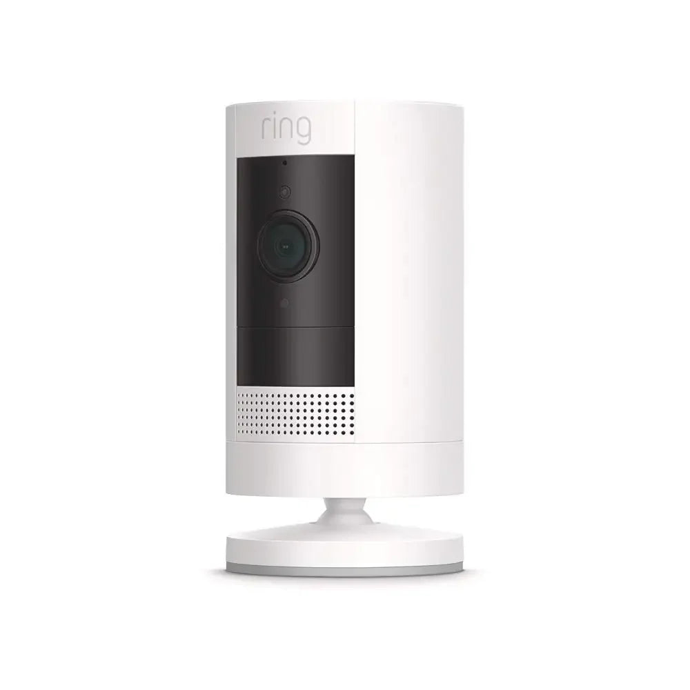 Refurbished HD Security Camera with Alexa, Easy Setup, Indoor/Outdoor Use - White Peaceful Pleasures Health and Wellness