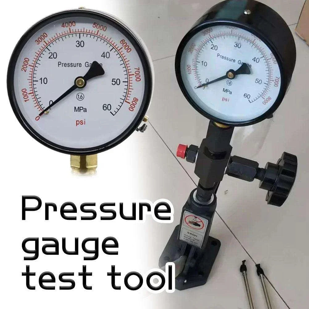 0-60Mpa Pressure Gauge for S60h Diesel Injector Nozzle Tester, 0-8000Psi Pressure Meter Testing Tool Peaceful Pleasures Health and Wellness
