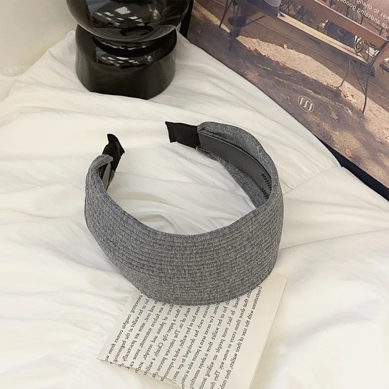 Wide Hairband for Women – Slip-Resistant High Crown Headband