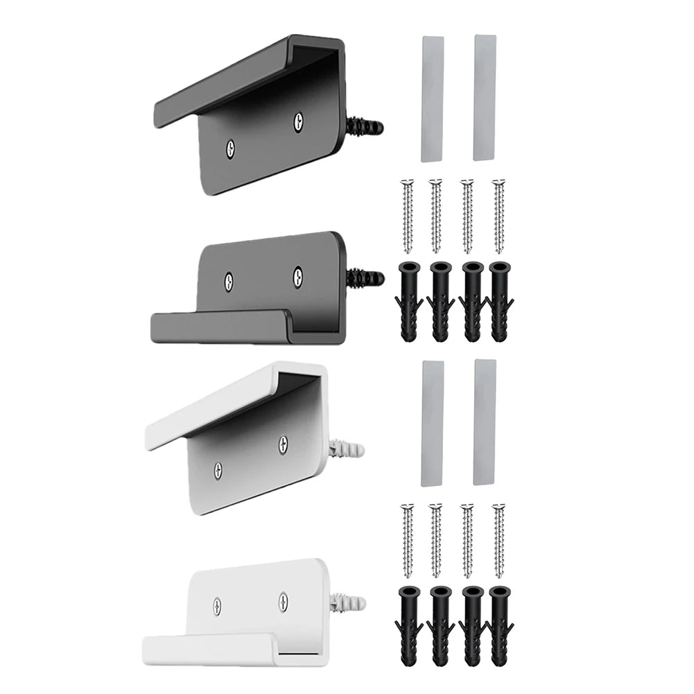 Wall Mounted Tablet & Phone Holder – Adhesive or Screw, Universal Peaceful Pleasures Health and Wellness