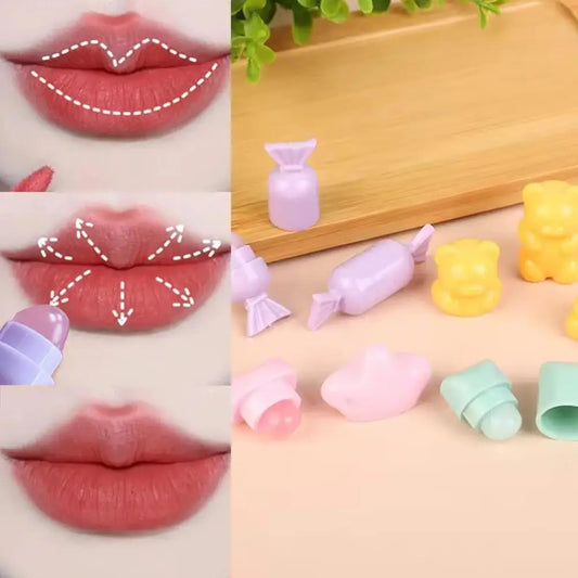 Portable Cartoon Mini Silicone Lip Brush for Makeup Peaceful Pleasures Health and Wellness