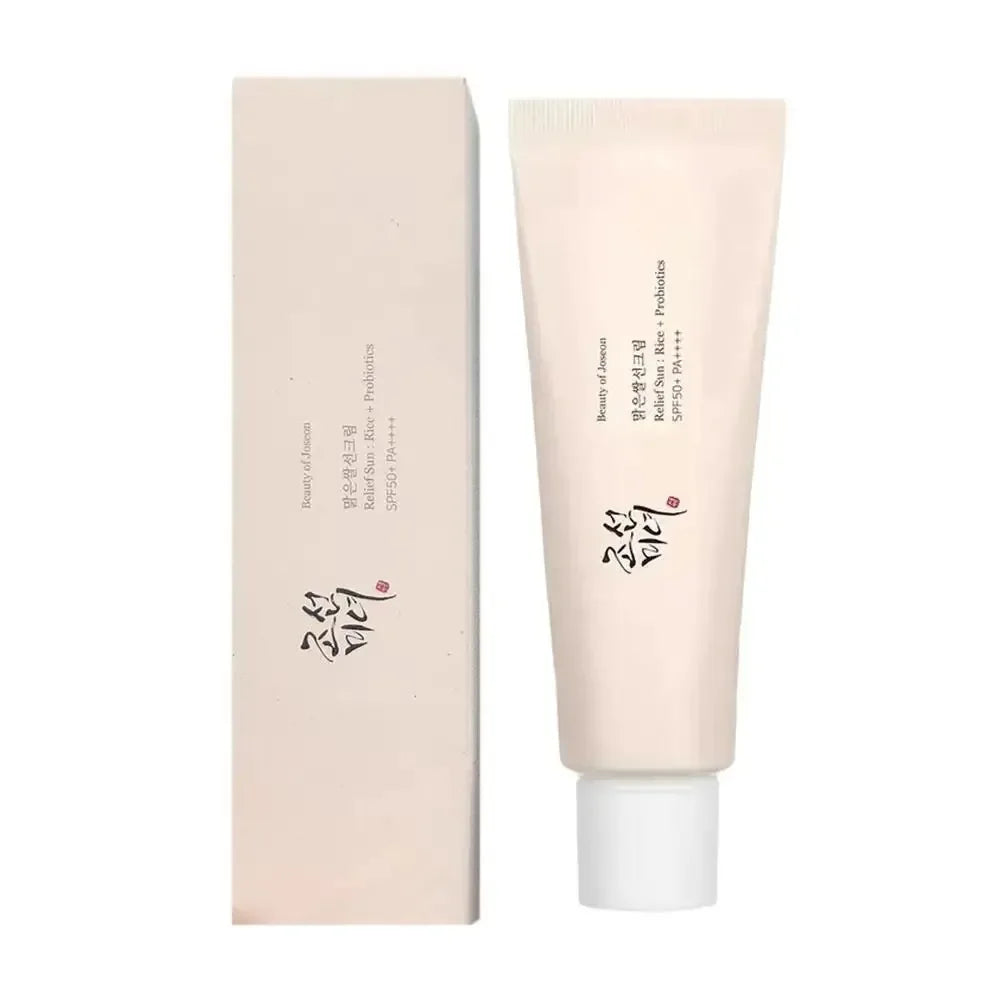 SPF50+ Anti UV Sun Block Facial 50ml Beauty of Joseon Brand Sunscreen for Body and Face Rice Probiotic Solar Blocker Skin Cream Peaceful Pleasures Health and Wellness Sunscreen