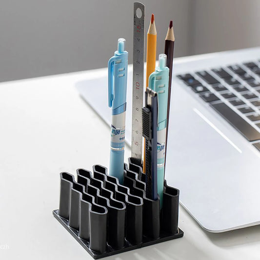 Desktop Multi-Compartment Organizer | Cosmetics & Pen Storage Rack Desktop Storage Organizer Peaceful Pleasures Health and Wellness