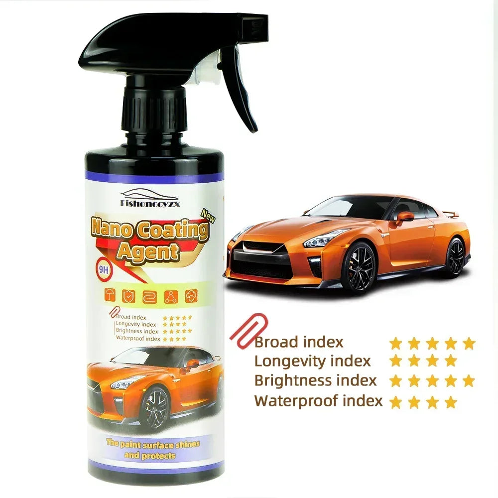 9H Car Liquid Ceramic Coat Super Hydrophobic Glass Coating Set Polysiloxane and Nano materials Ceramics For Cars Peaceful Pleasures Health and Wellness