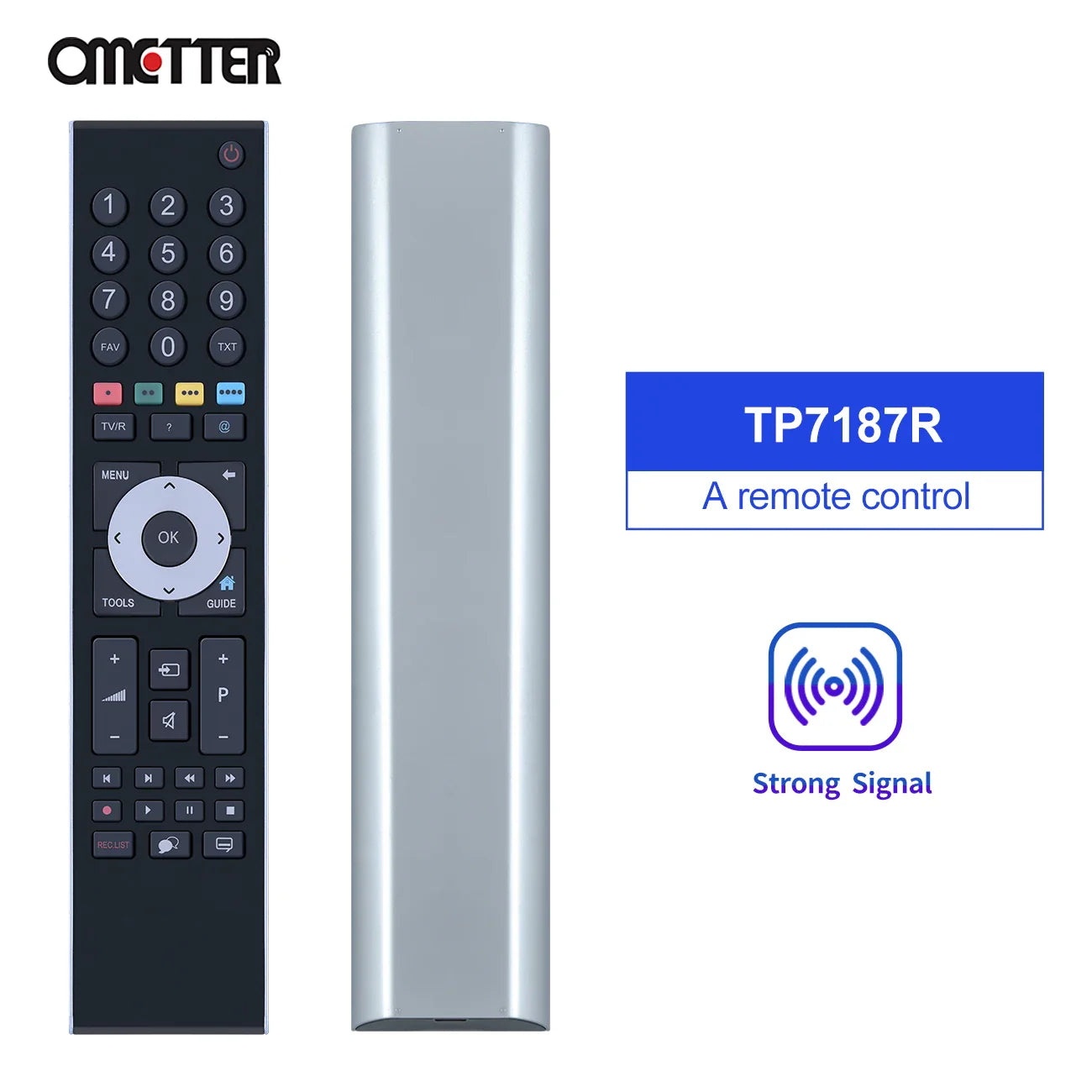 TP7187R Grundig Smart TV Replacement Remote Control