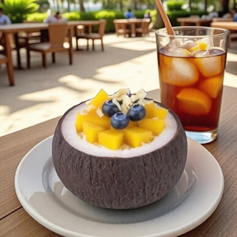 3D Simulation Coconut Silicone Mold DIY Mousse Cake Dessert Chocolate Baking Mould Aromatherapy Candle Gypsum Mould Soap Mold Peaceful Pleasures Health and Wellness