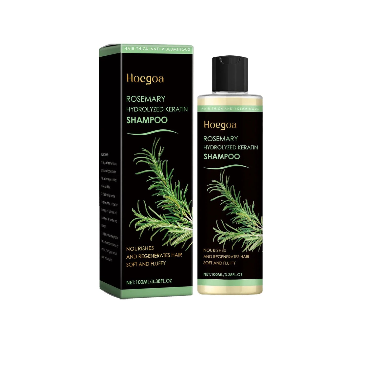 HOEGOA Rosemary Hair Growth Shampoo – Anti-Dandruff 100ml