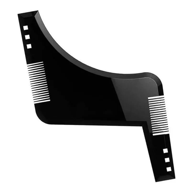 5pcs Beard Trimmer Template Stencil, Beard Shaping Comb Template, Men Salon Tools, Barber Accessories Peaceful Pleasures Health and Wellness black