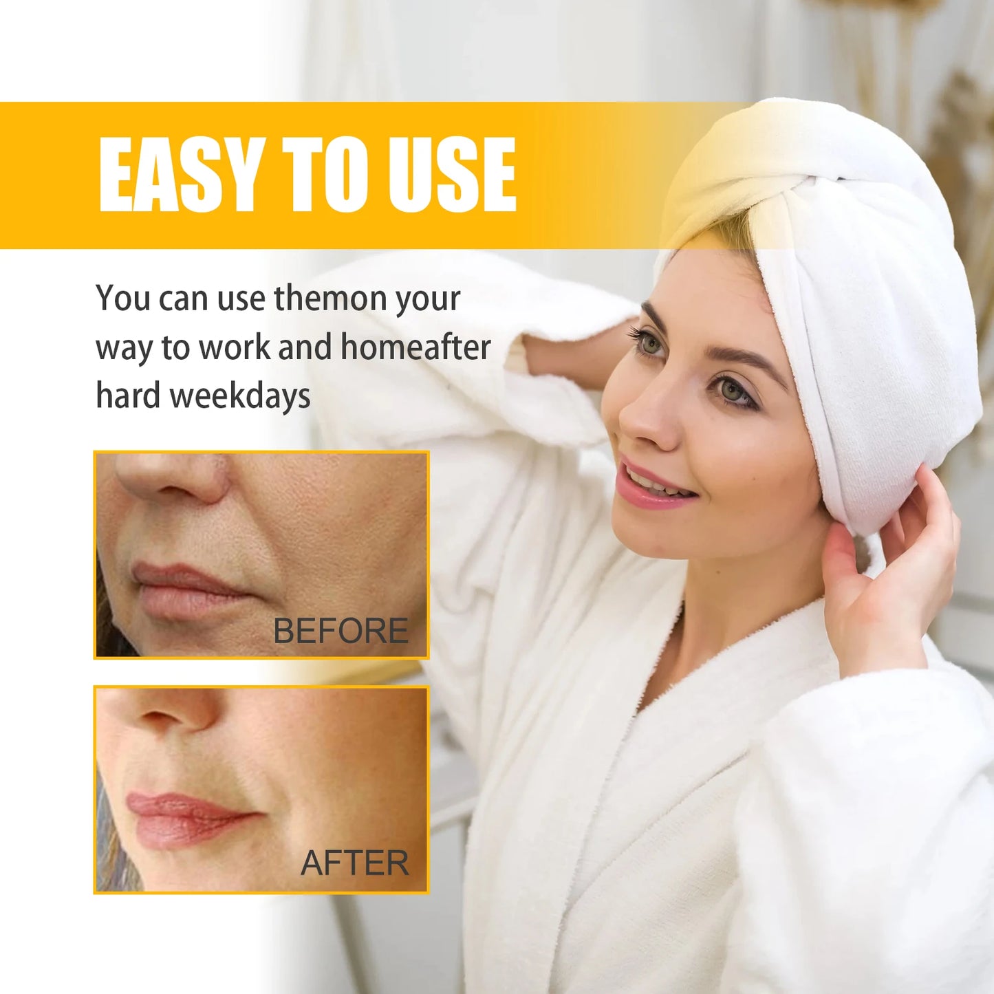 Hydrogel Collagen Smile Line Patches – Anti-Wrinkle Lifting (10pc)