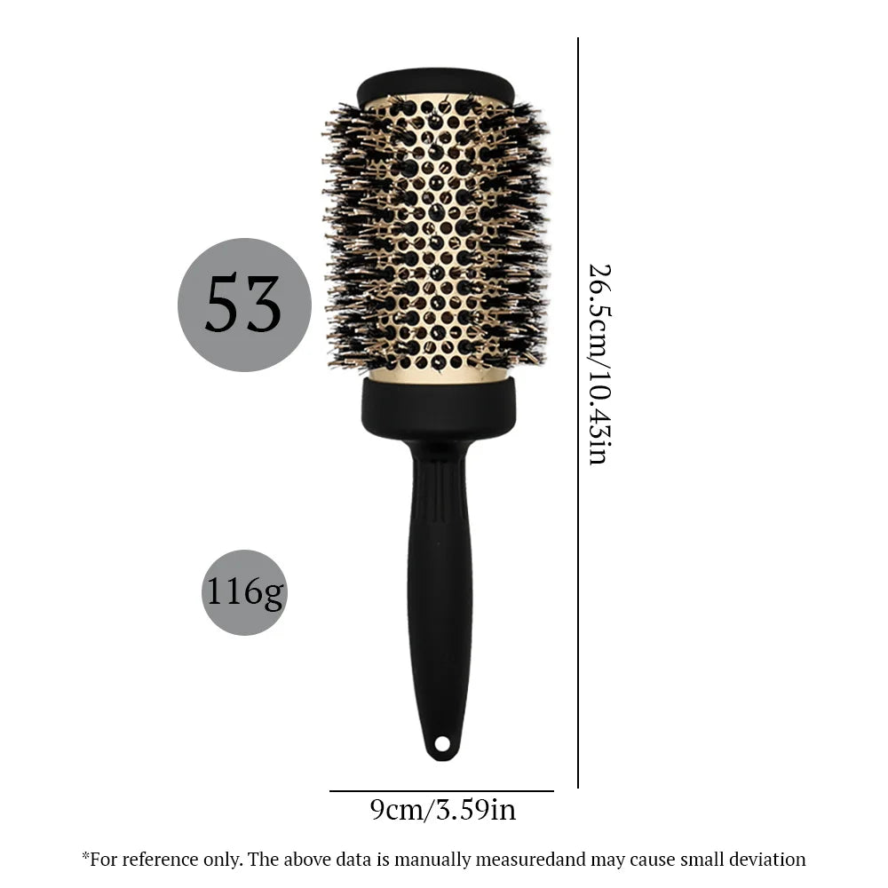 Ceramic Round Barrel Comb | Heat Resistant Blow Dry Styling