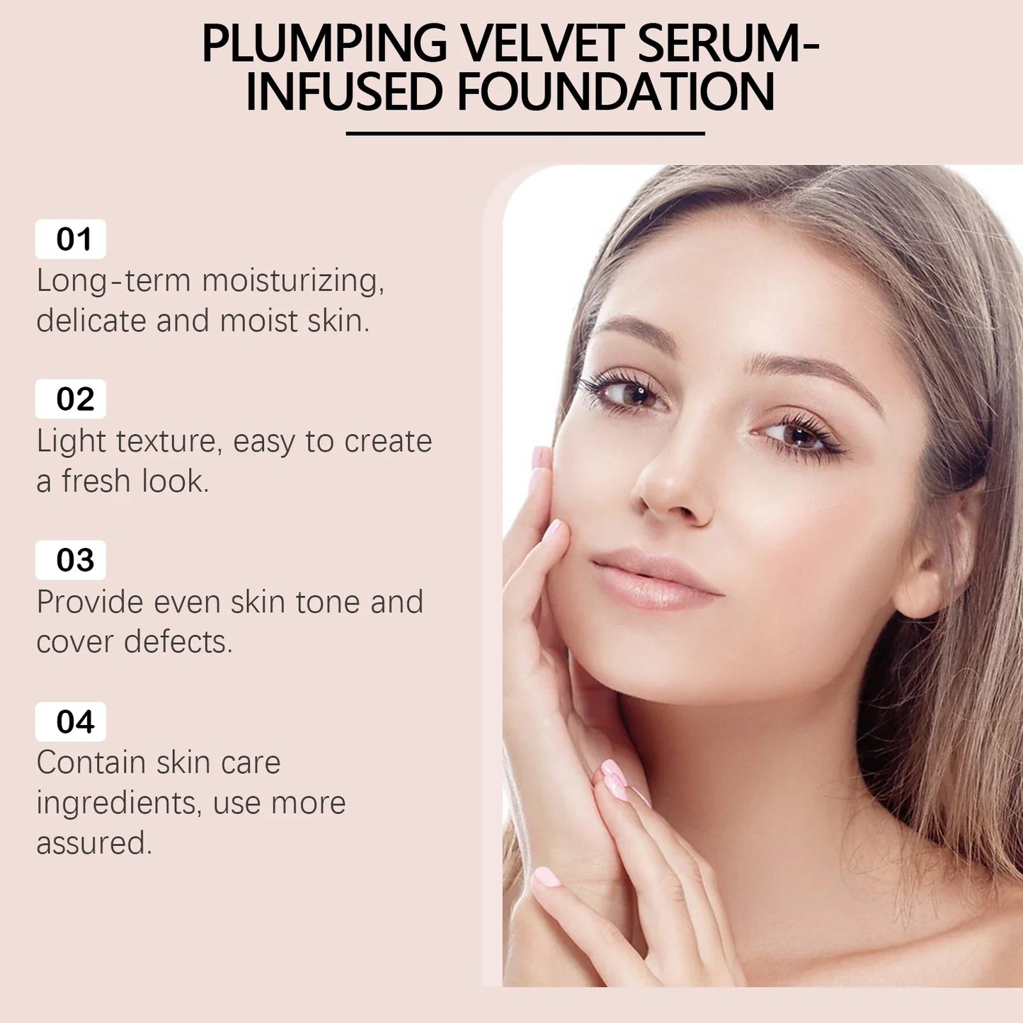Eelhope Velvet Serum Foundation – Color Changing Matte Finish