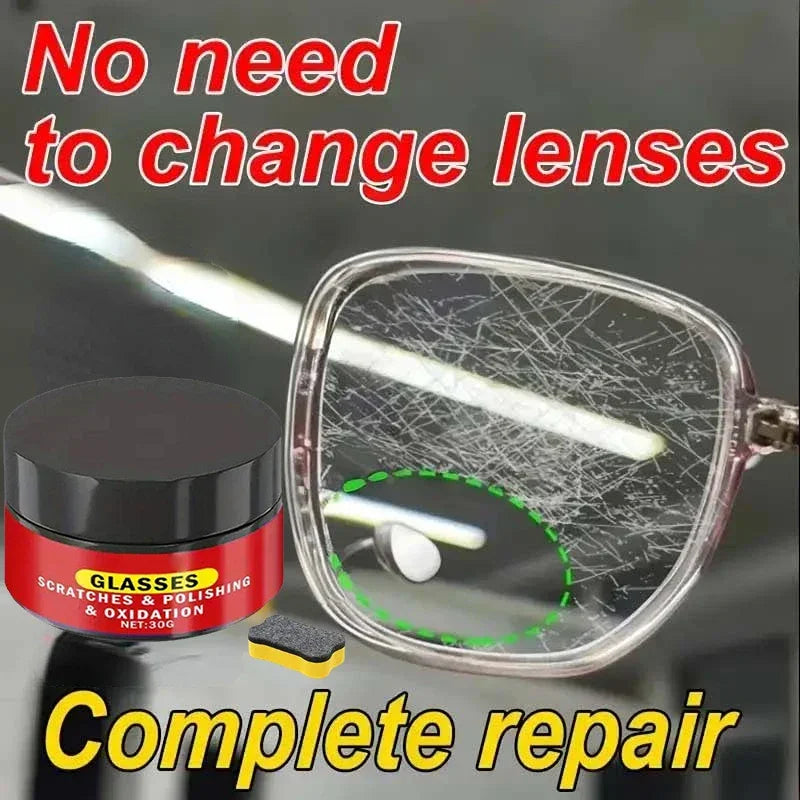 Multi-Purpose Glass & Lens Scratch Repair Kit, Multi-Function Polish & Refinishing Agent, Restores Clarity & Smooth Finish Peaceful Pleasures Health and Wellness